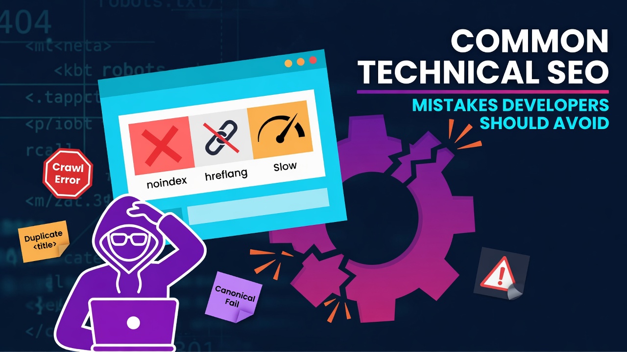 Common Technical SEO Mistakes Developers Should Avoid