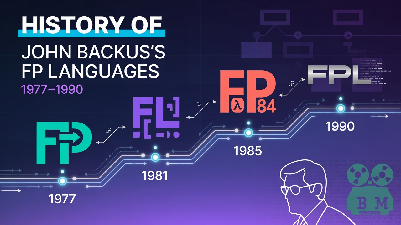 History of John Backus's FP languages