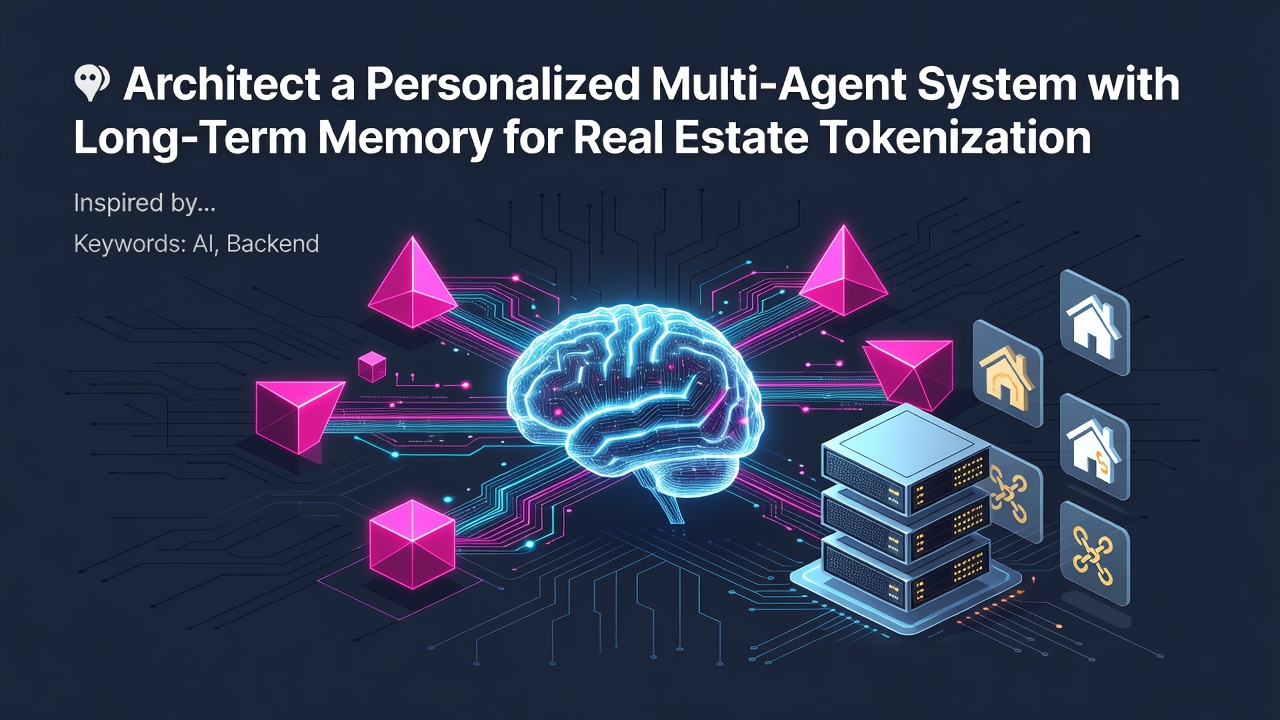 🧠 Architect a Personalized Multi-Agent System with Long-Term Memory for Real Estate Tokenization