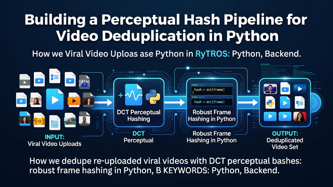 Building a Perceptual Hash Pipeline for Video Deduplication in Python