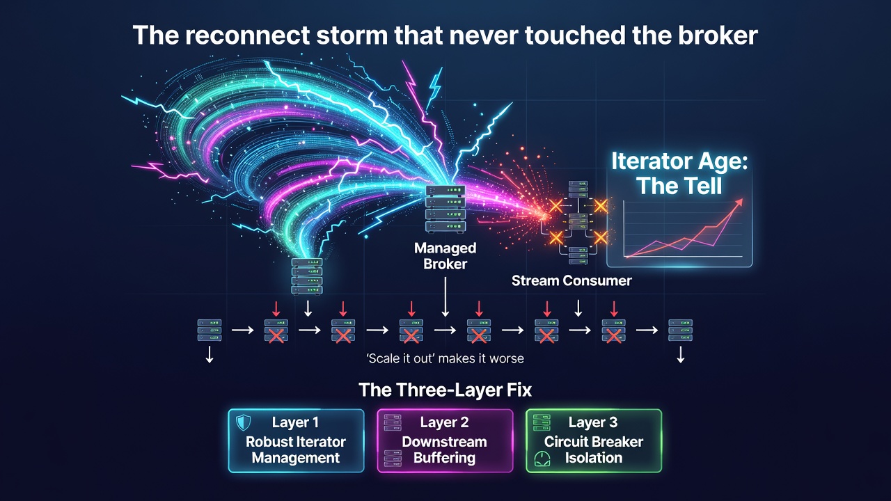 The reconnect storm that never touched the broker