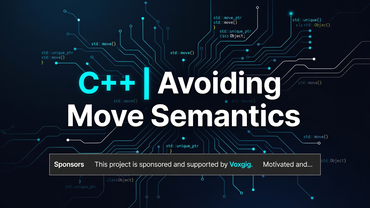 C++ | Avoiding Move Semantics