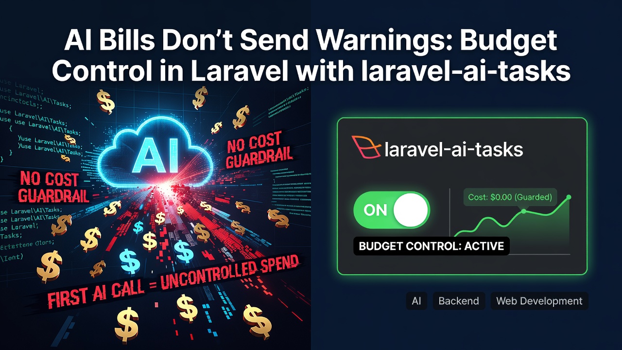AI Bills Don't Send Warnings: Budget Control in Laravel with laravel-ai-tasks