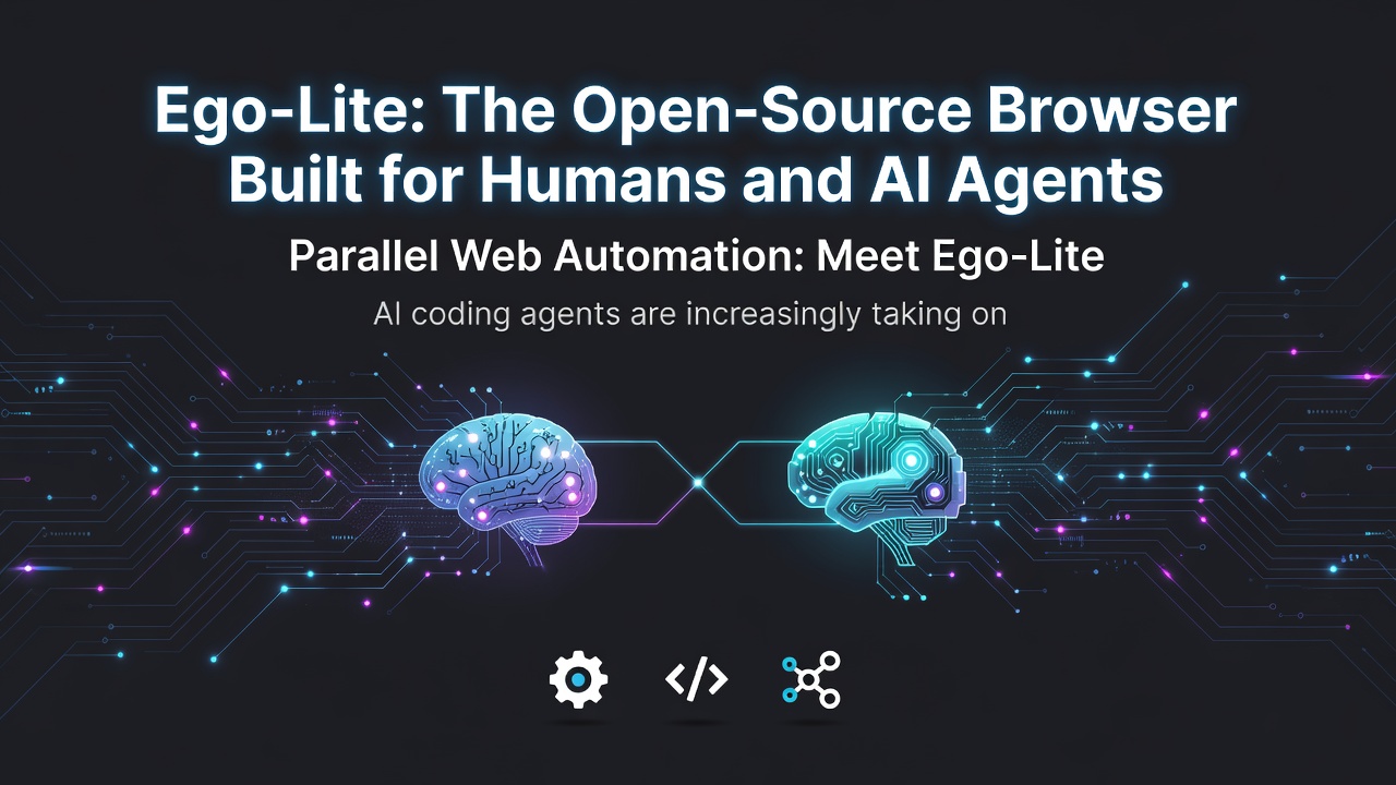 Ego-Lite: The Open-Source Browser Built for Humans and AI Agents