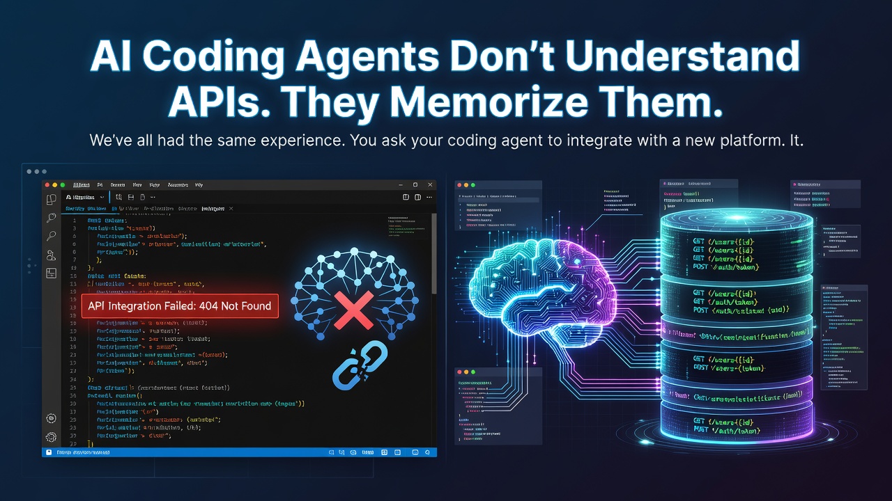 AI Coding Agents Don't Understand APIs. They Memorize Them.