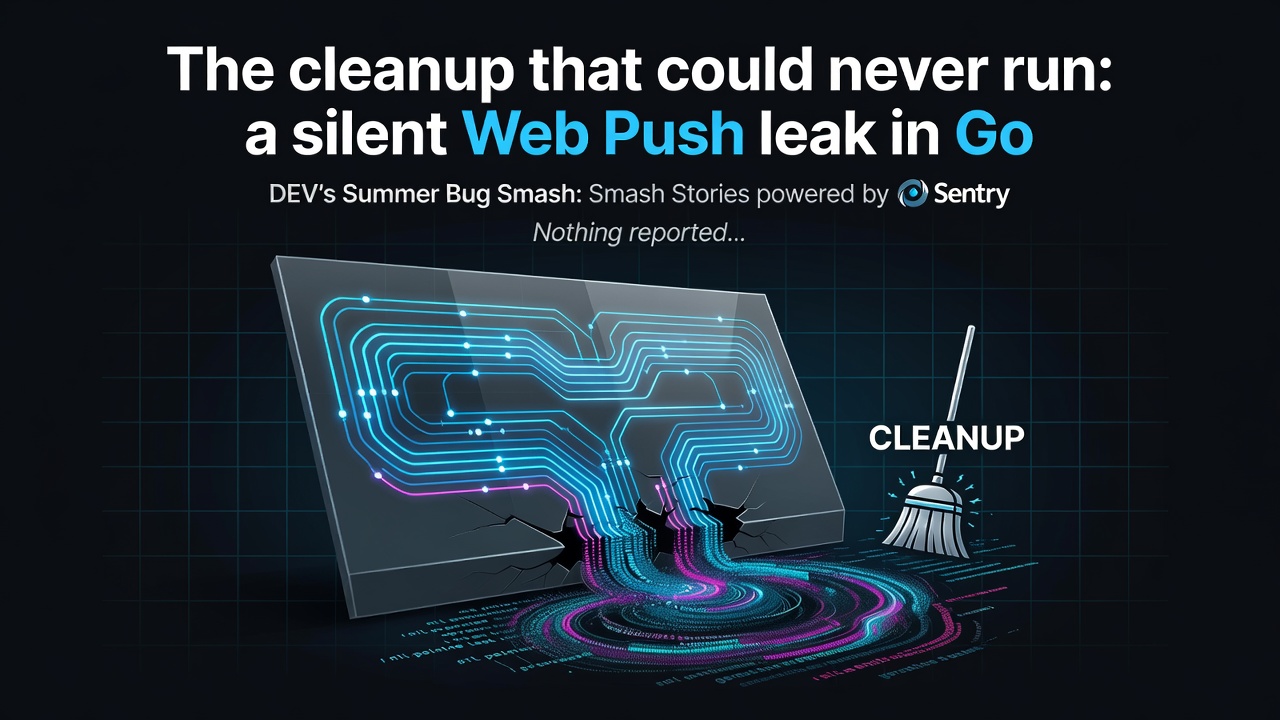 The cleanup that could never run: a silent Web Push leak in Go