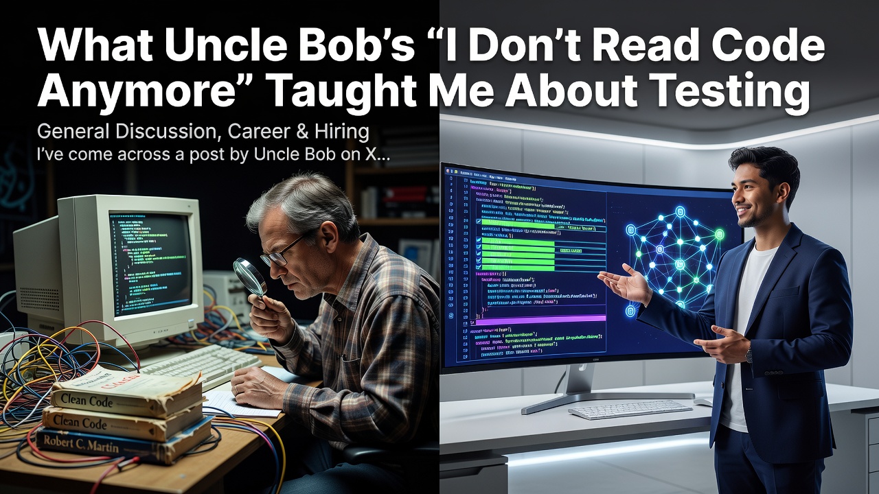 What Uncle Bob's "I Don't Read Code Anymore" Taught Me About Testing