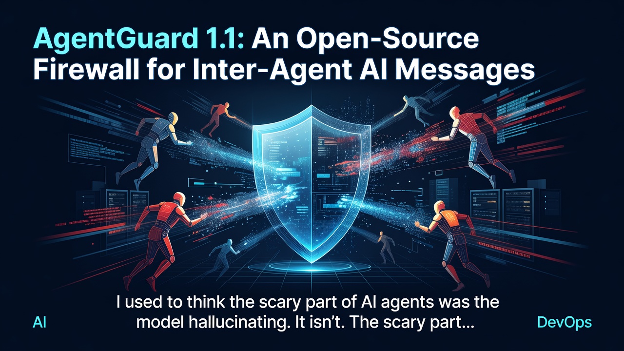 AgentGuard 1.1: An Open-Source Firewall for Inter-Agent AI Messages