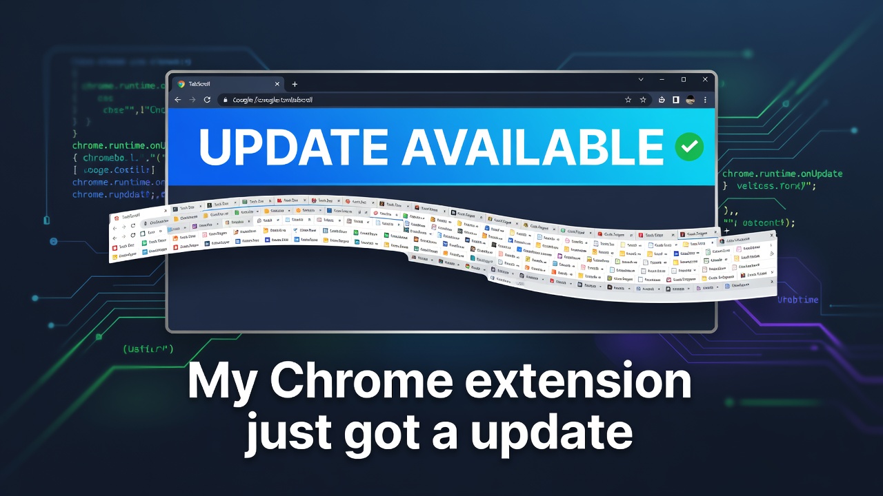 My Chrome extension just got a update