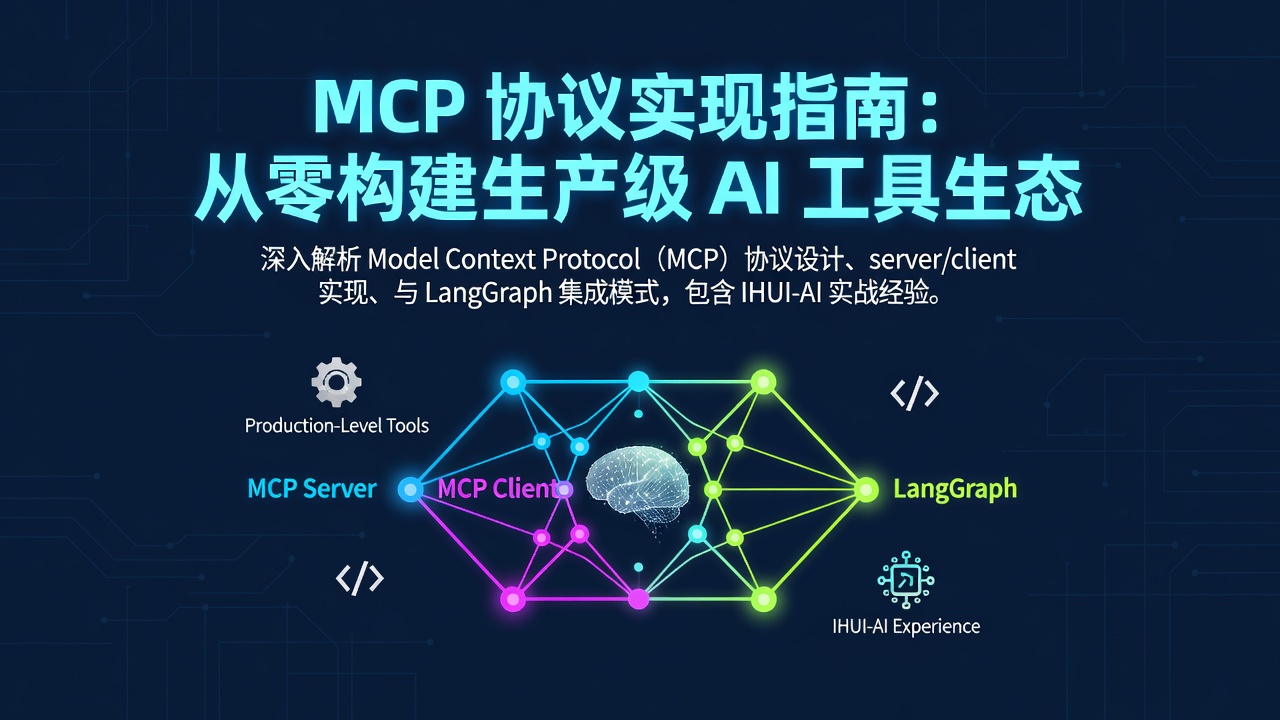 MCP 协议实现指南:从零构建生产级 AI 工具生态