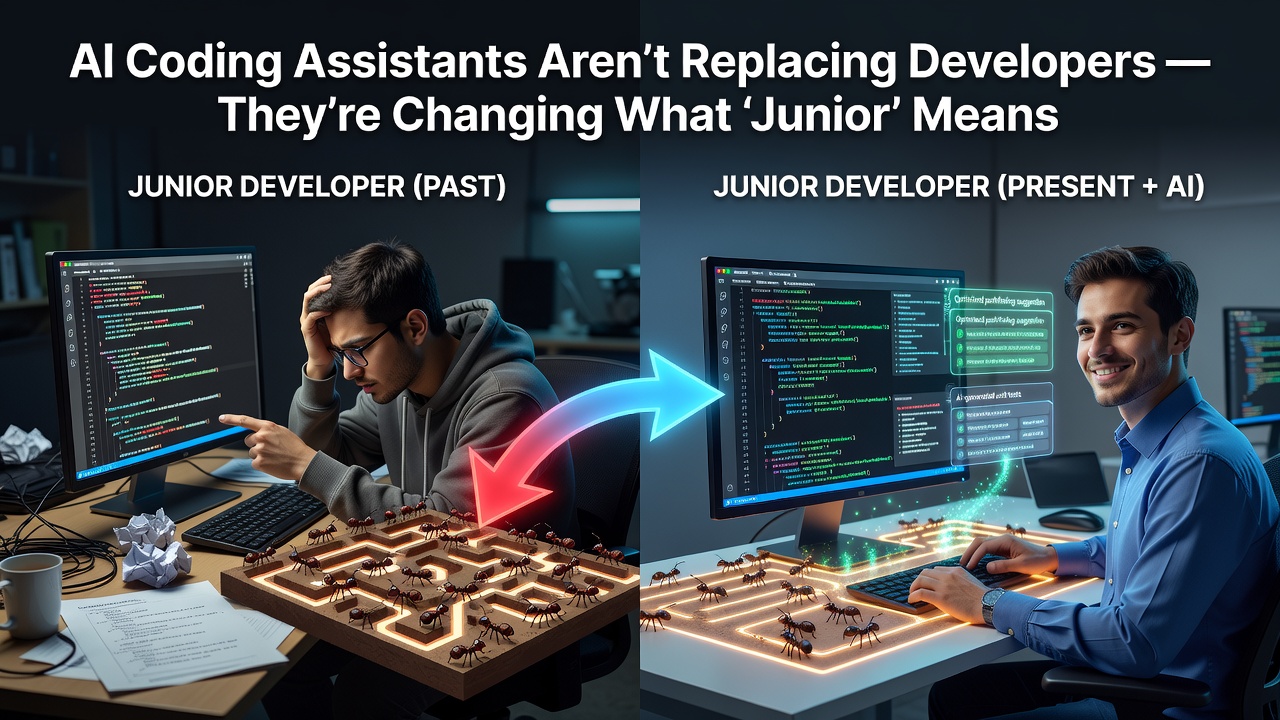 AI Coding Assistants Aren't Replacing Developers — They're Changing What "Junior" Means