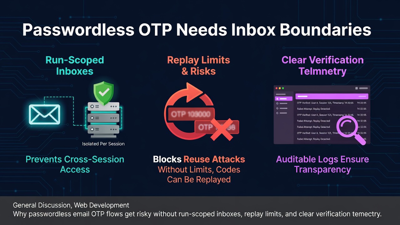Passwordless OTP Needs Inbox Boundaries