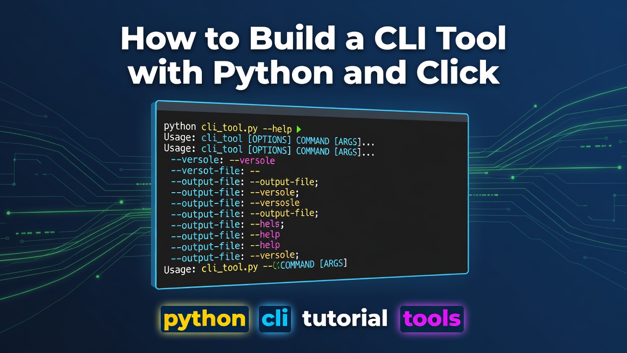 How to Build a CLI Tool with Python and Click