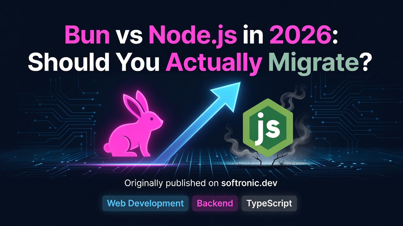 Bun vs Node.js in 2026: Should You Actually Migrate?