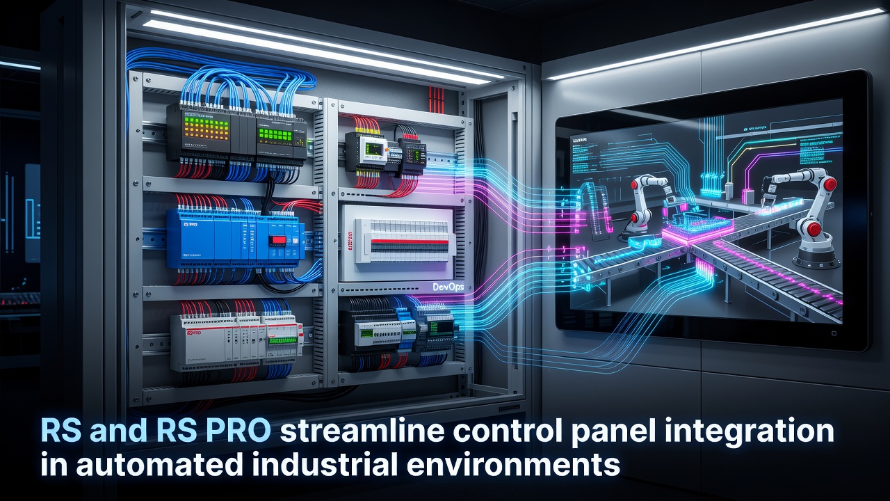RS and RS PRO streamline control panel integration in automated industrial environments
