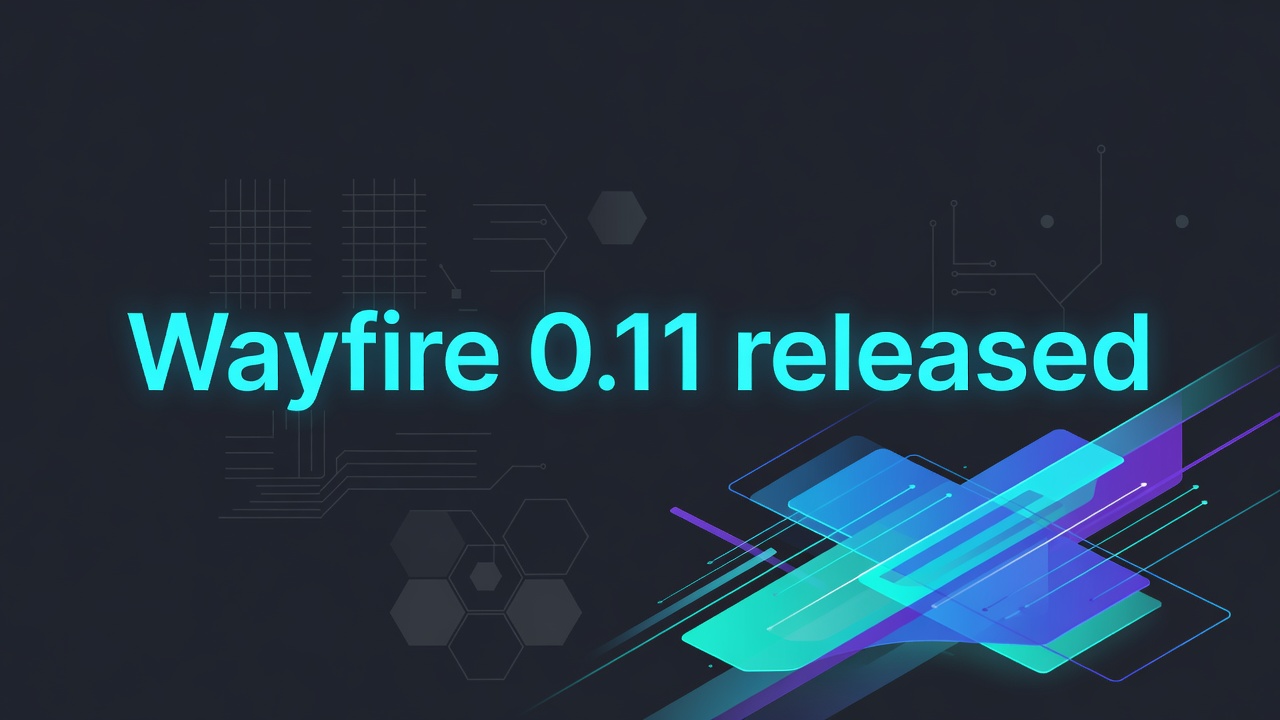 Wayfire 0.11 released