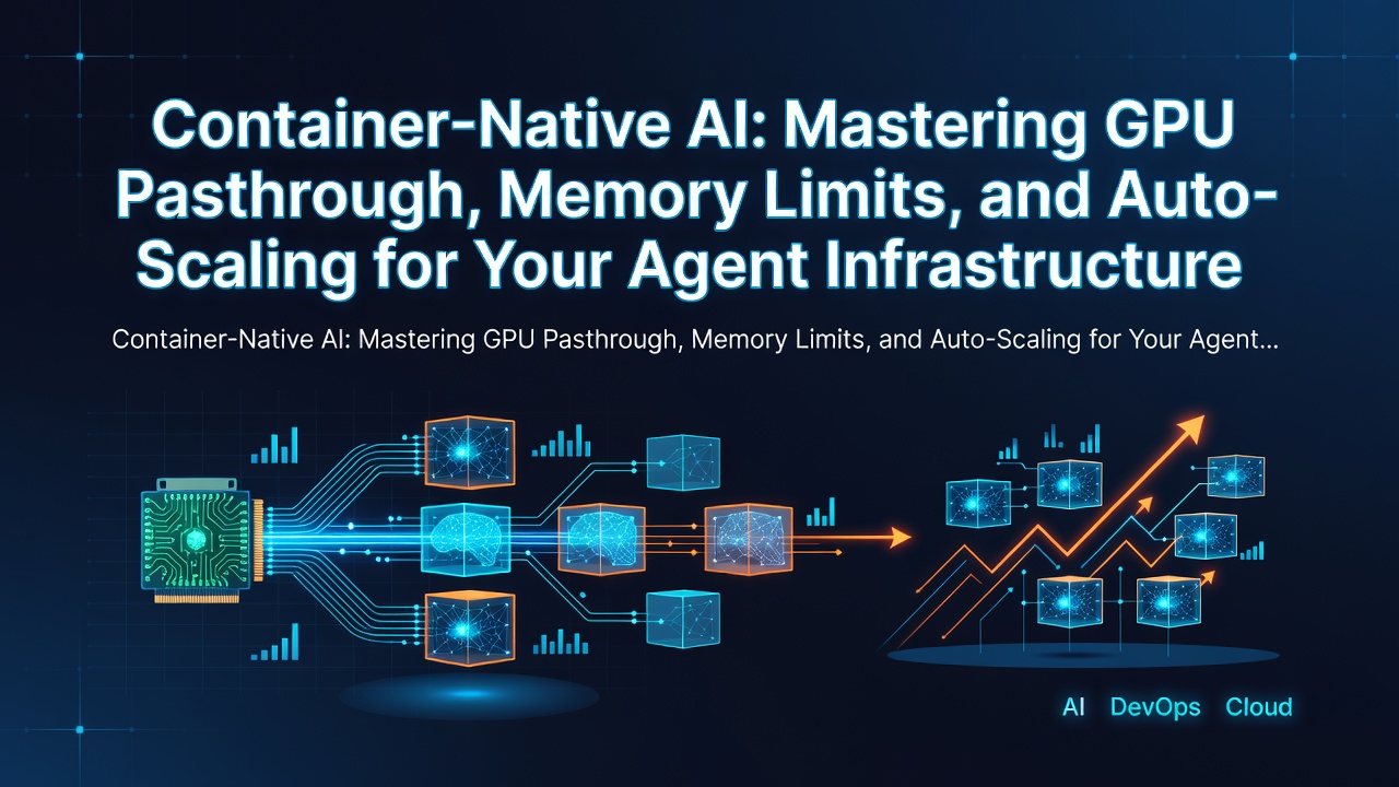 Container-Native AI: Mastering GPU Passthrough, Memory Limits, and Auto-Scaling for Your Agent Infrastructure