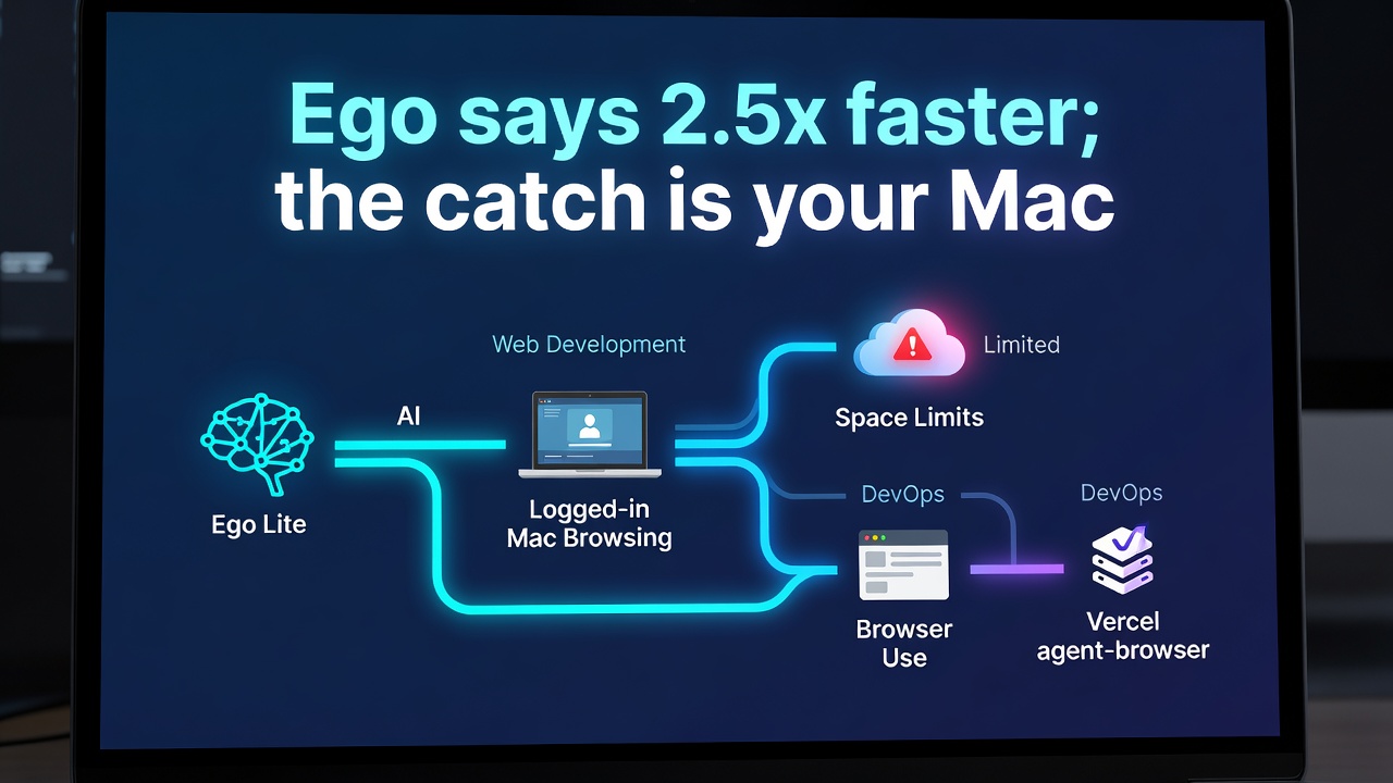 Ego says 2.5x faster; the catch is your Mac