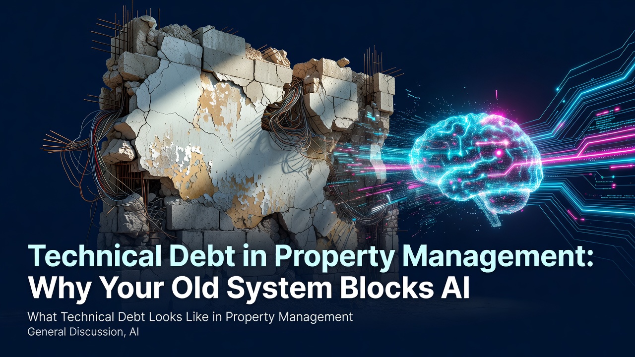 Technical Debt in Property Management: Why Your Old System Blocks AI