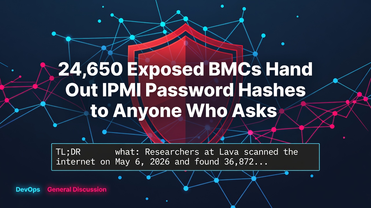 24,650 Exposed BMCs Hand Out IPMI Password Hashes to Anyone Who Asks