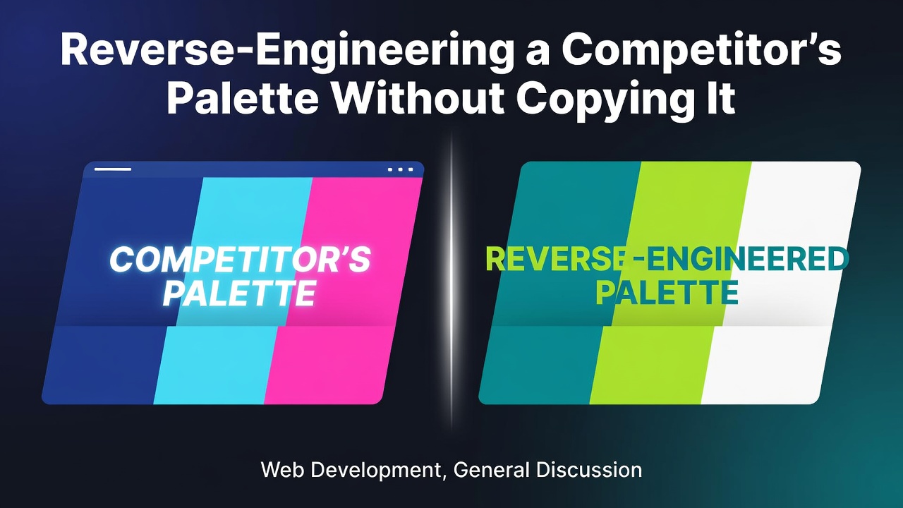 Reverse-Engineering a Competitor's Palette Without Copying It