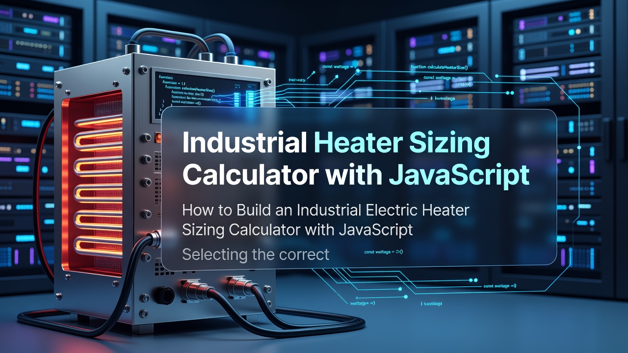 Industrial Heater Sizing Calculator with JavaScript