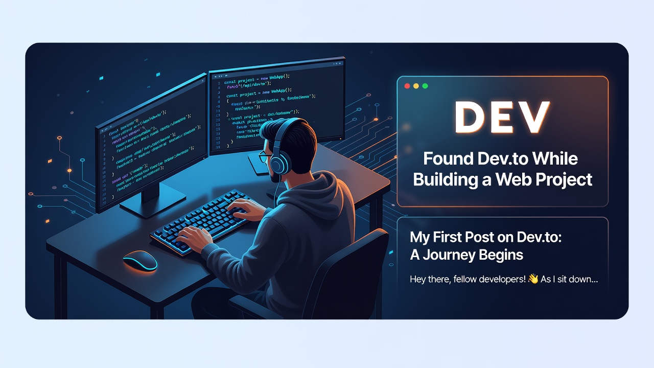 Found Dev.to While Building a Web Project