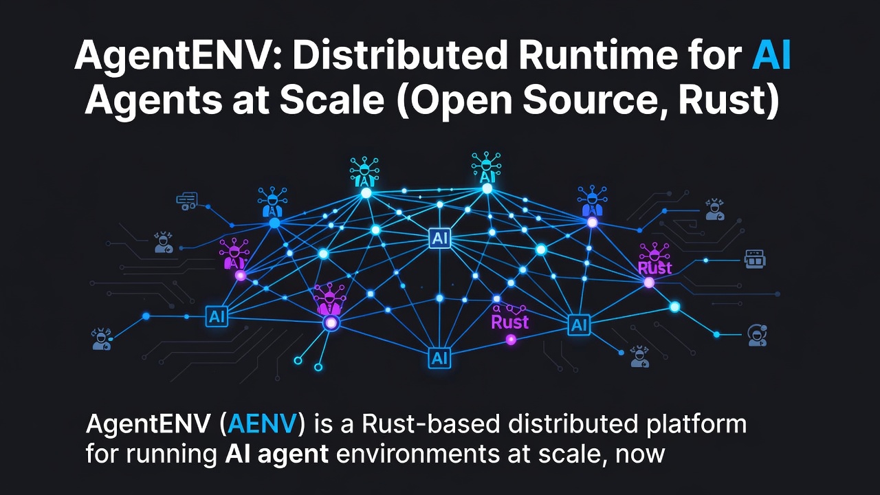 AgentENV: Distributed Runtime for AI Agents at Scale (Open Source, Rust)
