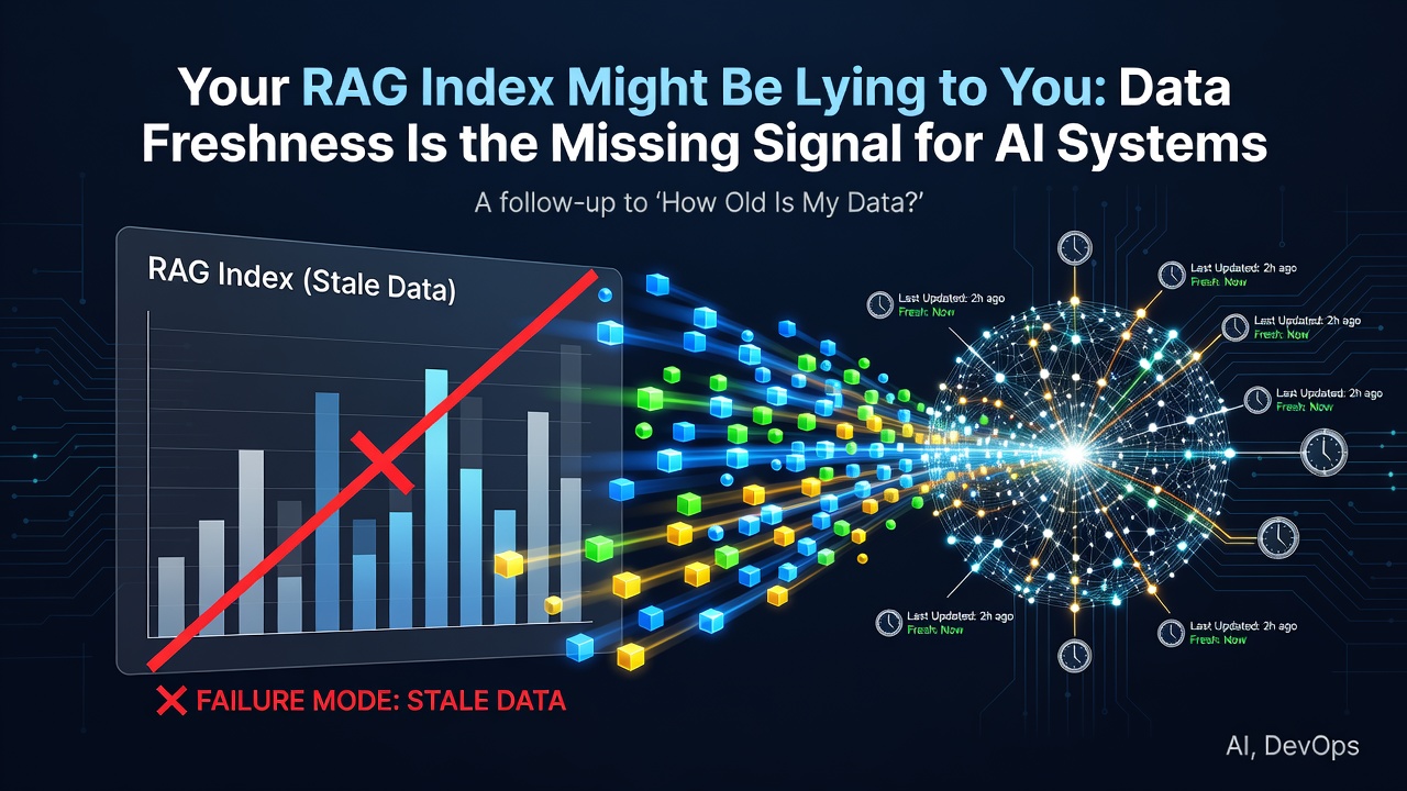 Your RAG Index Might Be Lying to You: Data Freshness Is the Missing Signal for AI Systems