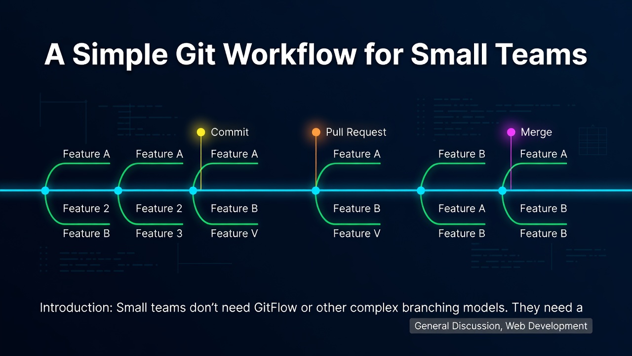 A Simple Git Workflow for Small Teams