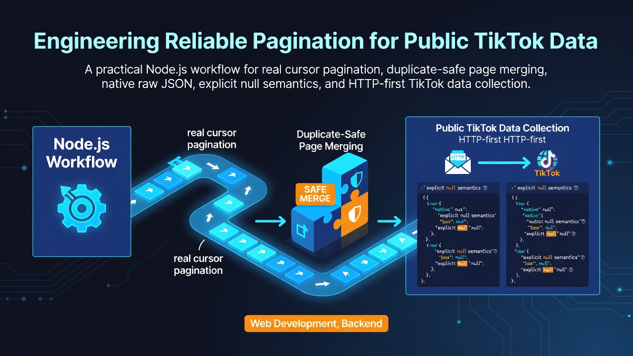 Engineering Reliable Pagination for Public TikTok Data