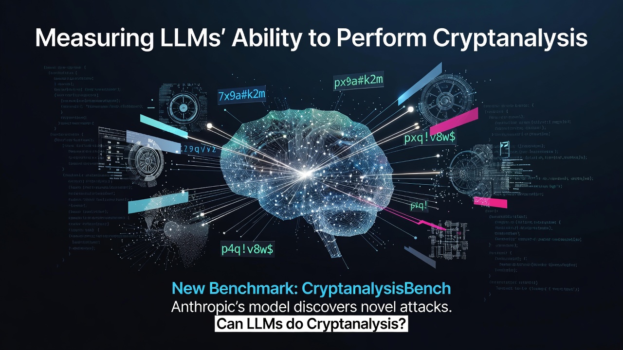 Measuring LLMs’ Ability to Perform Cryptanalysis