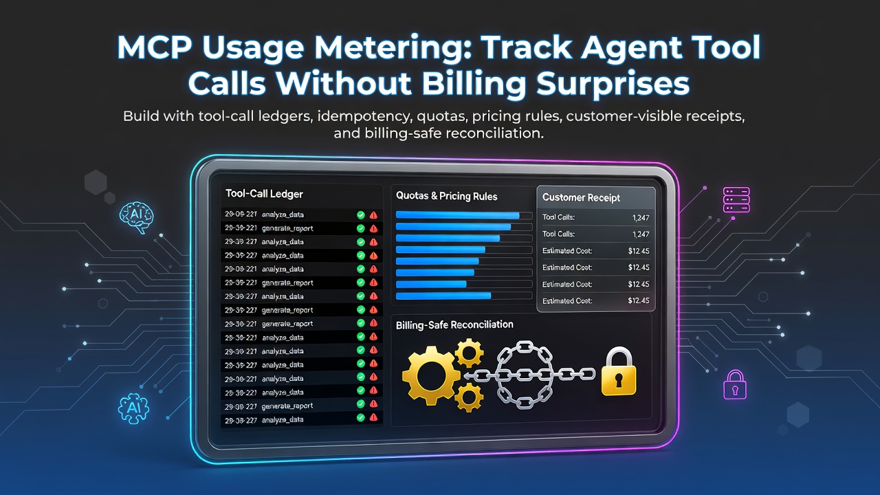 MCP Usage Metering: Track Agent Tool Calls Without Billing Surprises