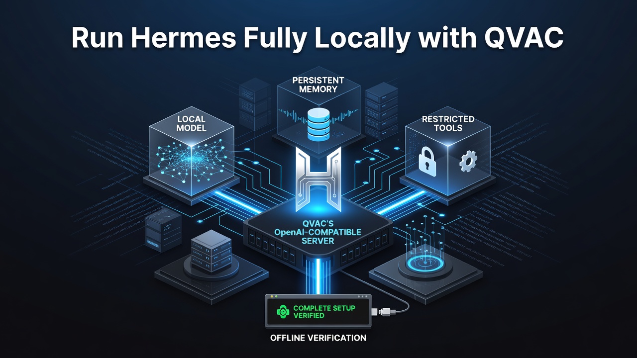 Run Hermes Fully Locally with QVAC