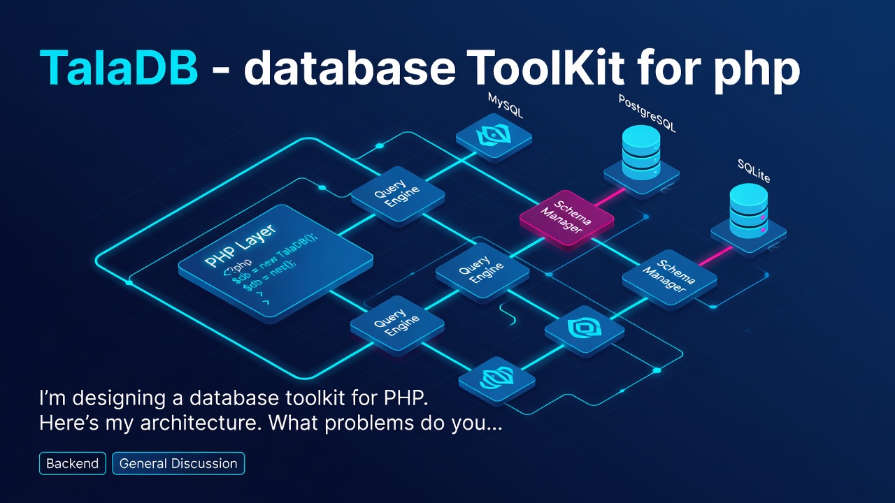 TalaDB - database ToolKit for php