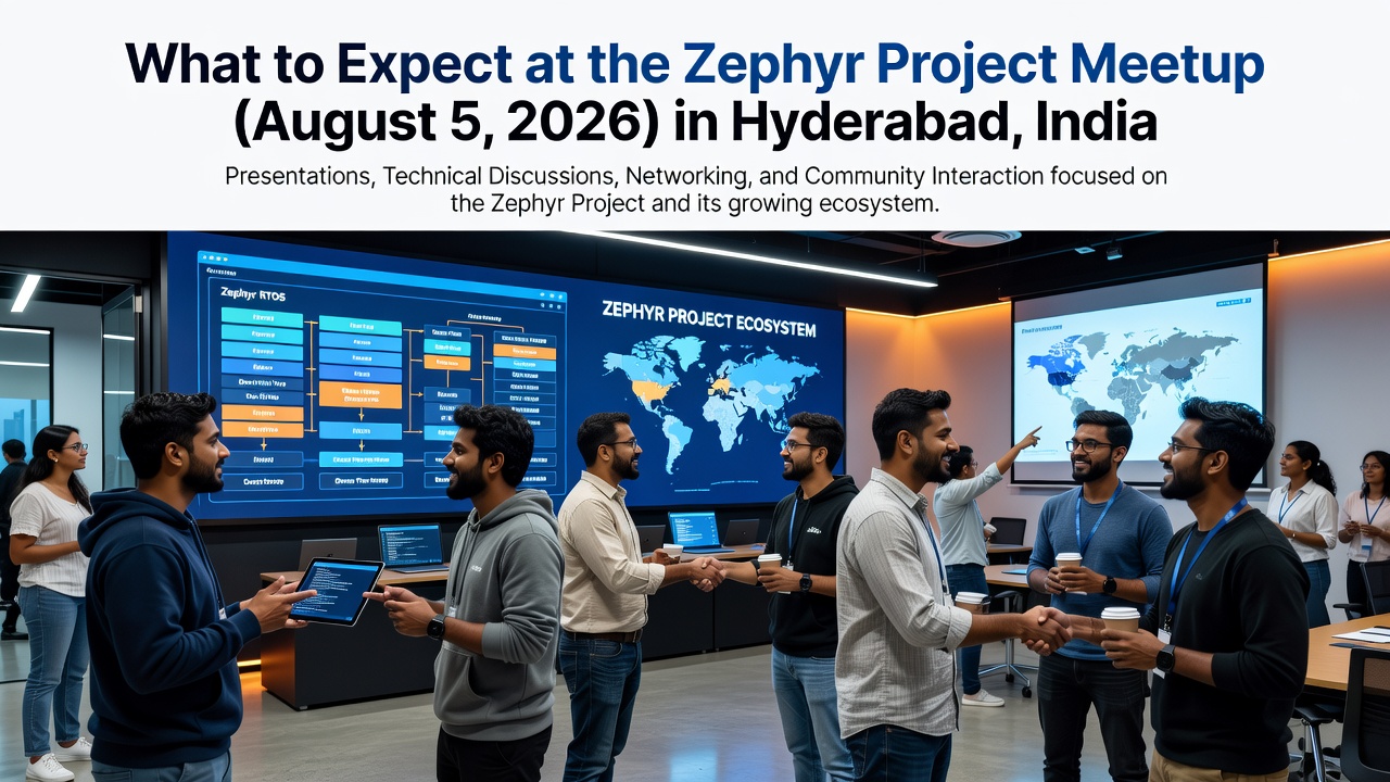 What to Expect at the Zephyr Project Meetup (August 5, 2026) in Hyderabad, India