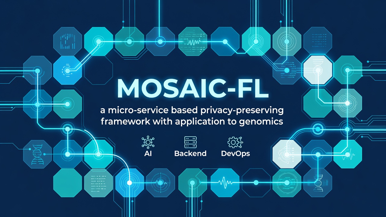 MOSAIC-FL, a micro-service based privacy-preserving framework with application to genomics