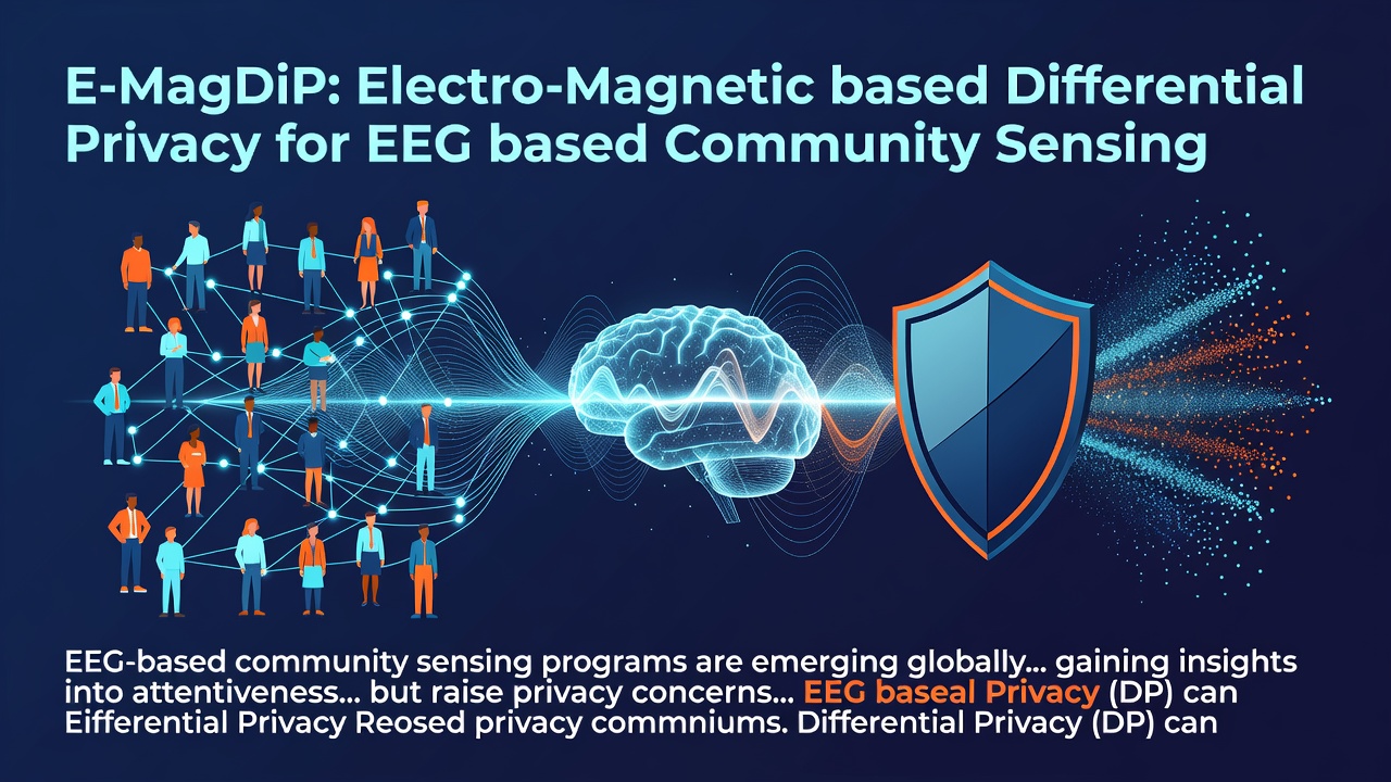 E-MagDiP: Electro-Magnetic based Differential Privacy for EEG based Community Sensing