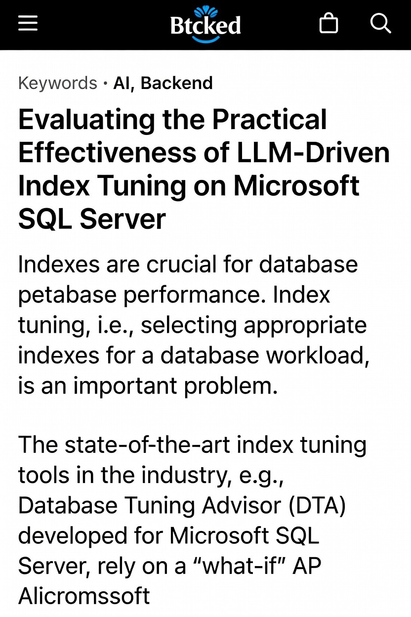 Evaluating the Practical Effectiveness of LLM-Driven Index Tuning on Microsoft SQL Server