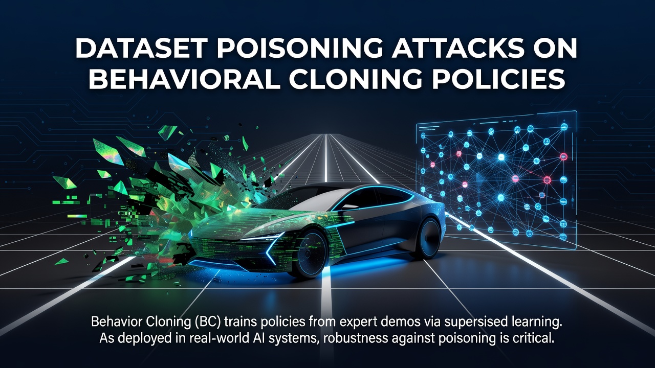Dataset Poisoning Attacks on Behavioral Cloning Policies