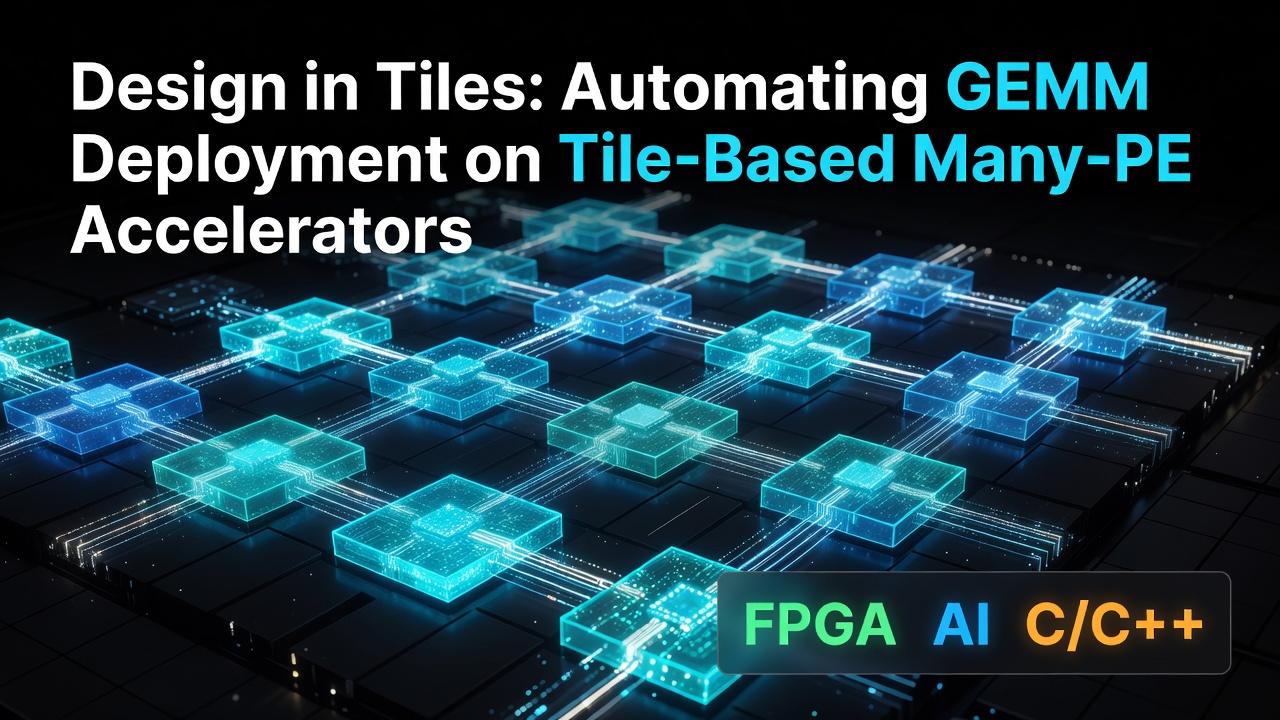 Design in Tiles: Automating GEMM Deployment on Tile-Based Many-PE Accelerators