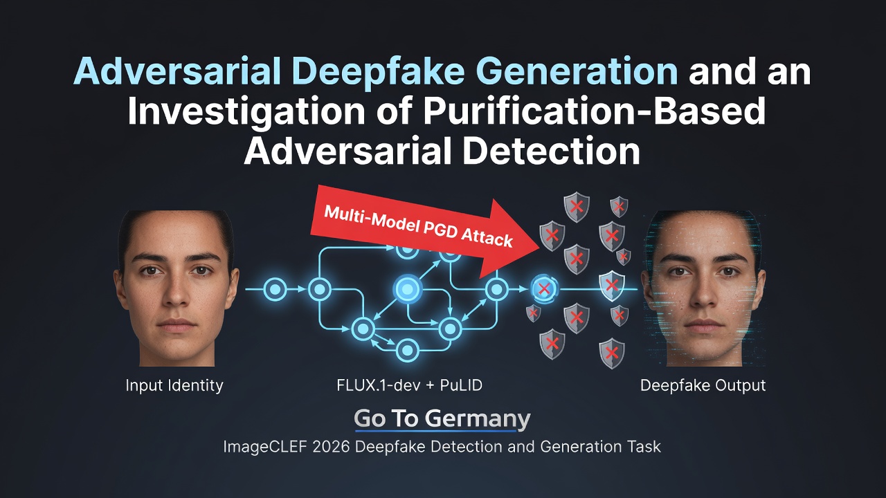 Adversarial Deepfake Generation and an Investigation of Purification-Based Adversarial Detection
