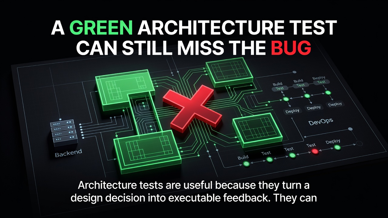 A Green Architecture Test Can Still Miss the Bug