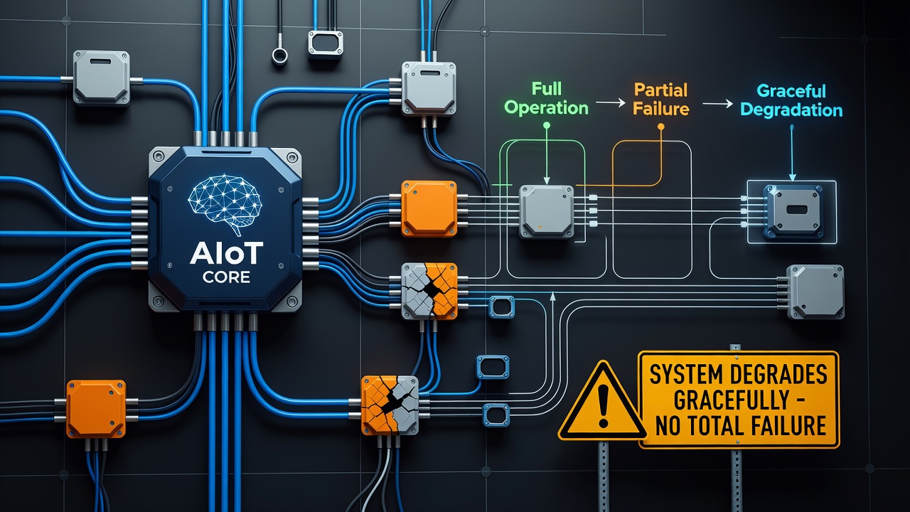 # Designing for Graceful Degradation in Industrial AIoT Systems