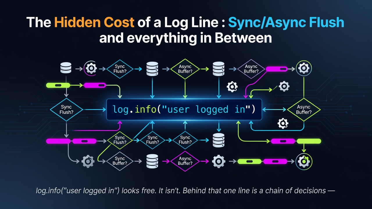The Hidden Cost of a Log Line : Sync/Async Flush and everything in Between