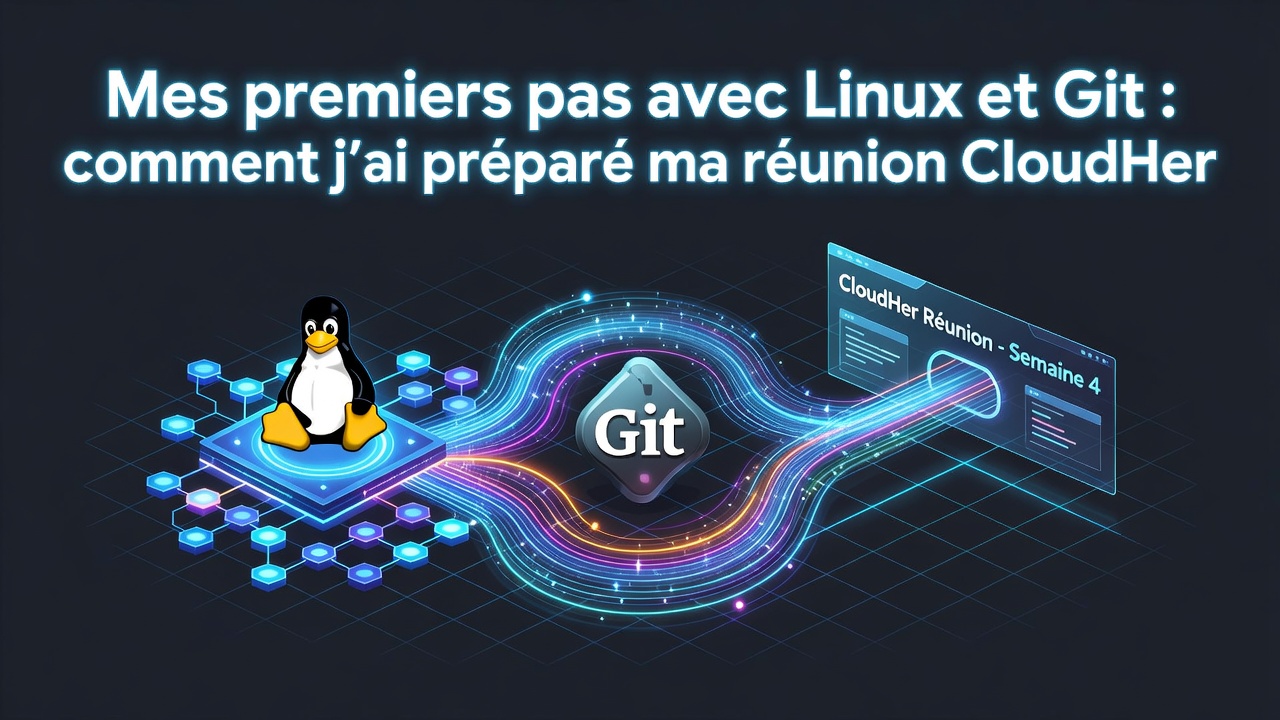 Mes premiers pas avec Linux et Git : comment j'ai préparé ma réunion CloudHer