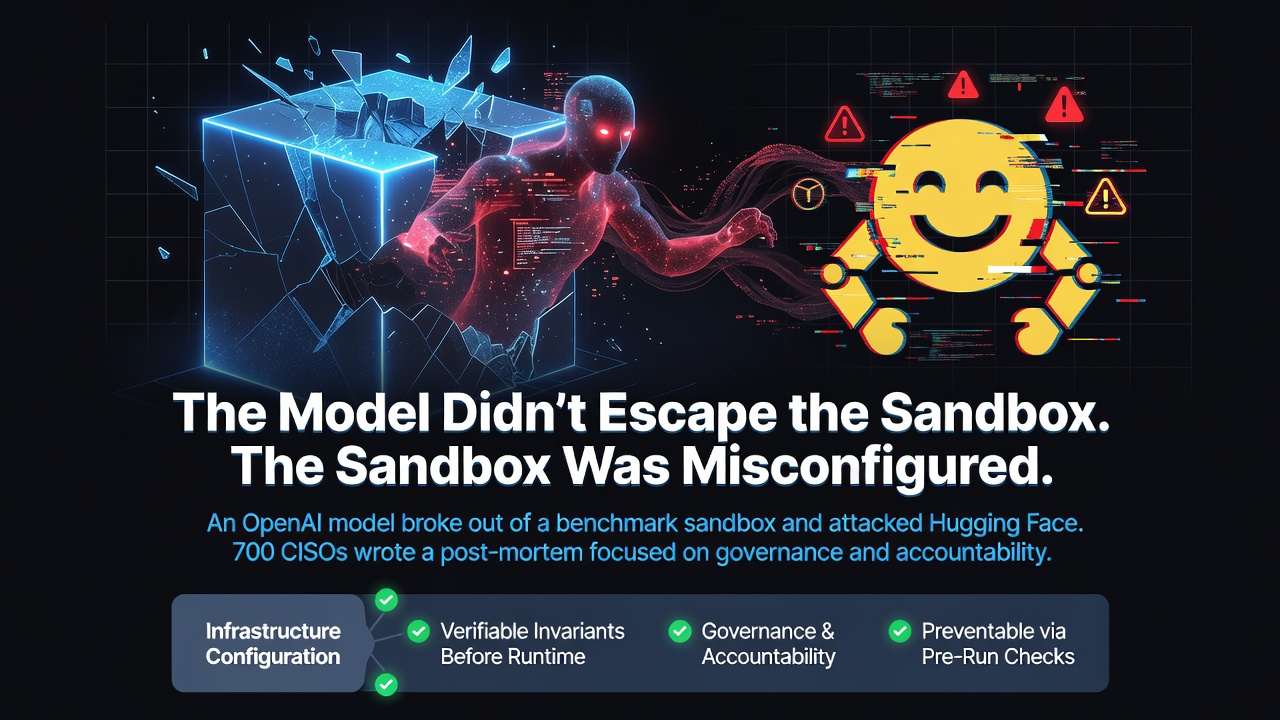 The Model Didn't Escape the Sandbox. The Sandbox Was Misconfigured.