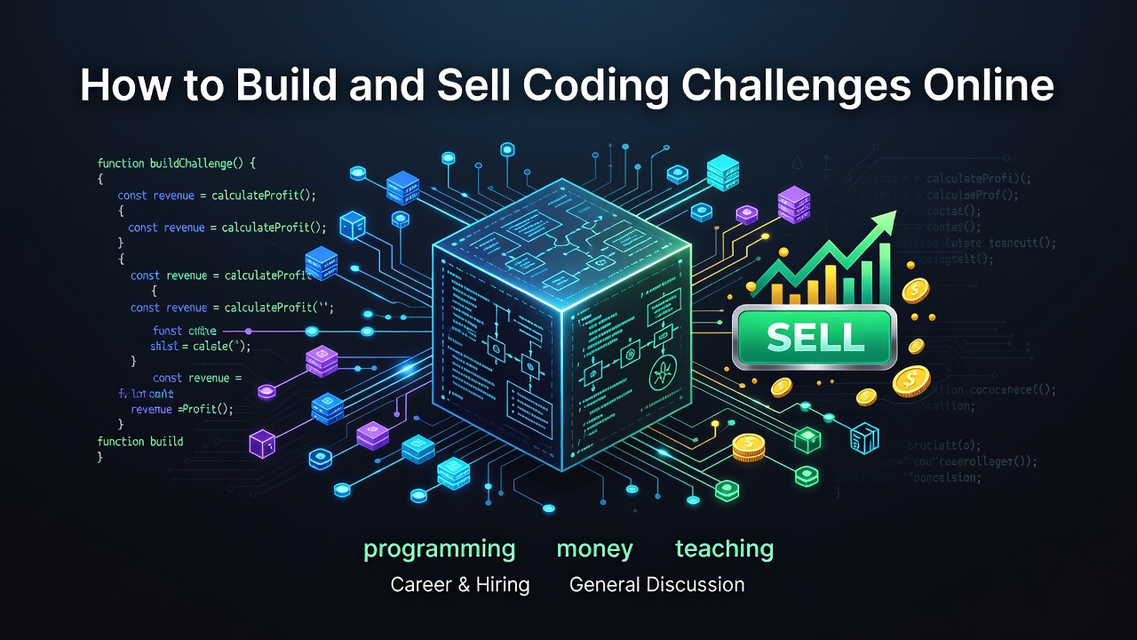 How to Build and Sell Coding Challenges Online