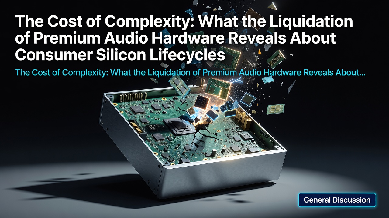 The Cost of Complexity: What the Liquidation of Premium Audio Hardware Reveals About Consumer Silicon Lifecycles