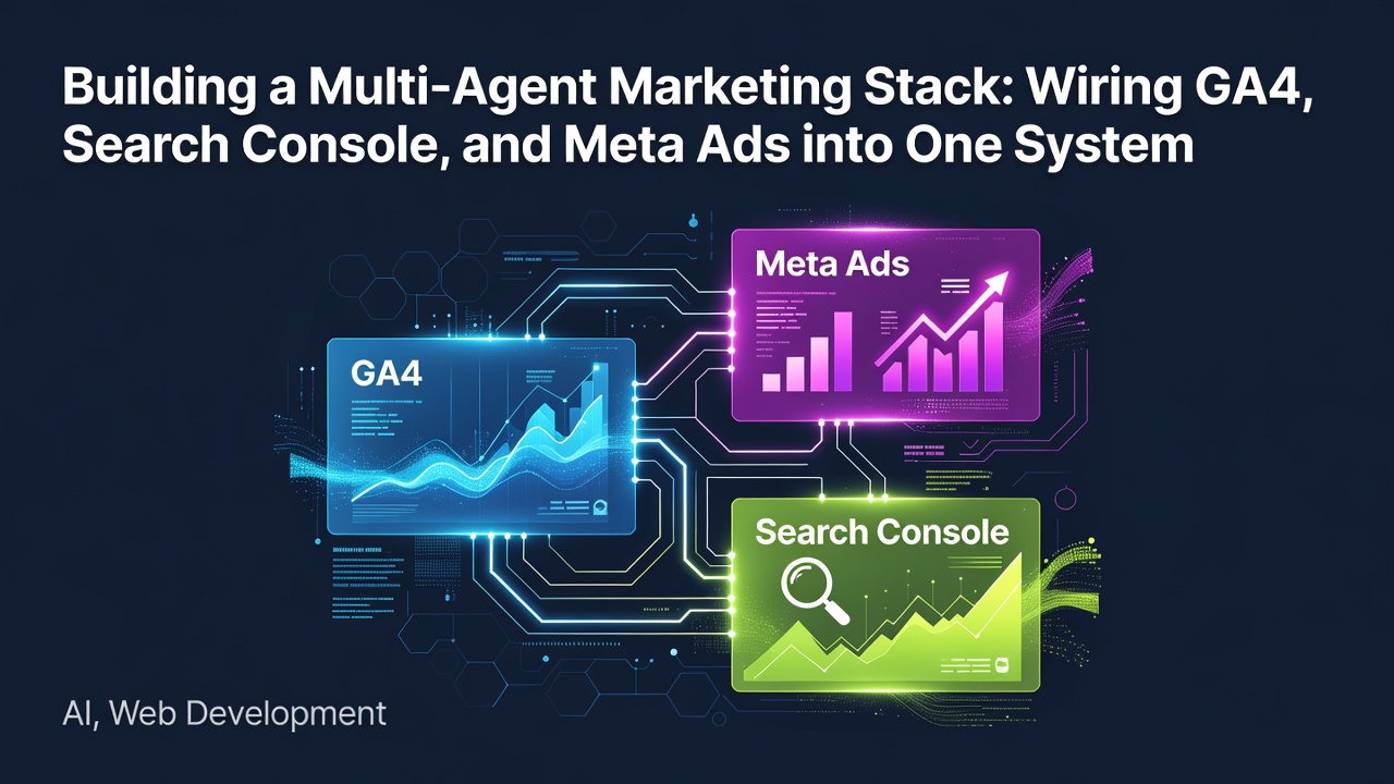 Building a Multi-Agent Marketing Stack: Wiring GA4, Search Console, and Meta Ads into One System